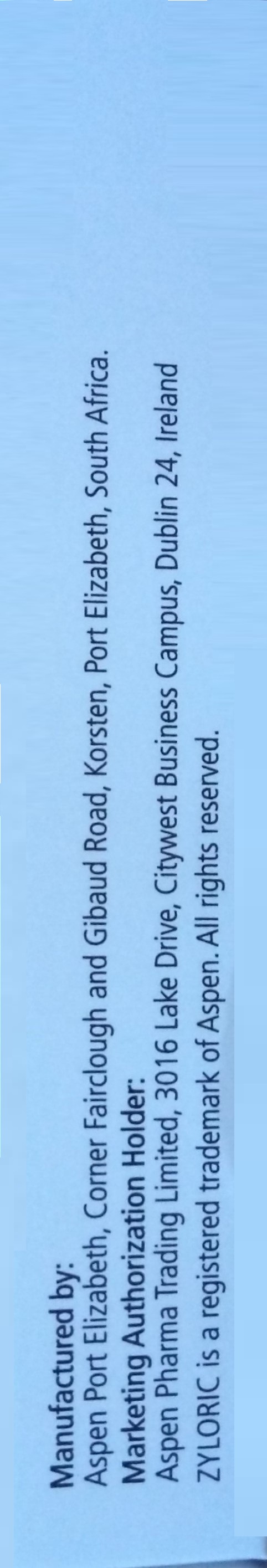 زيلوريك ١٠٠ملجم*